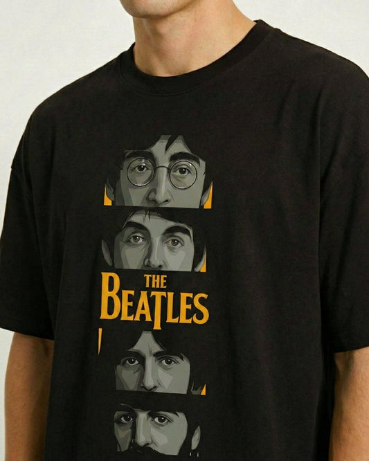 THE BEATLES STRIP T-SHIRT