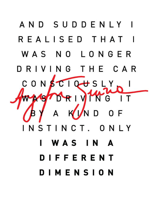 AYRTON SENNA DIFFERENT DIMENSIONS T-SHIRT