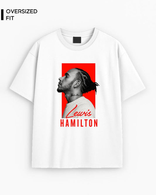 LEWIS HAMILTON RED T-SHIRT