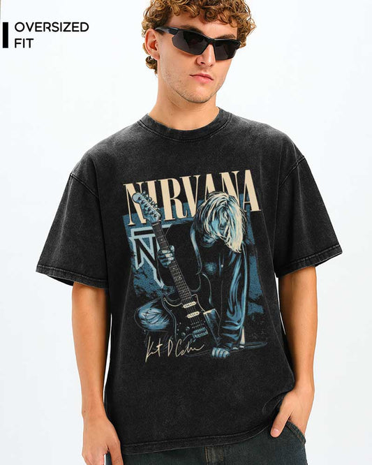 NIRVANA POSTER OVERSIZED T-SHIRT