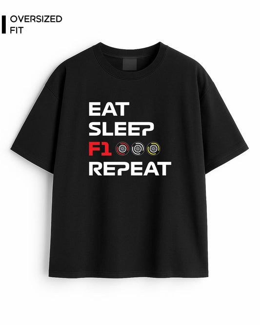 EAT SLEEP F1 REPEAT T-SHIRT
