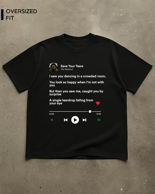 THE WEEKND SAVE YOUR TEARS T-SHIRT