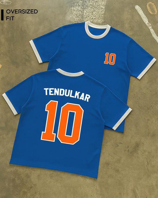 TENDULKAR JERSEY STYLE T-SHIRT
