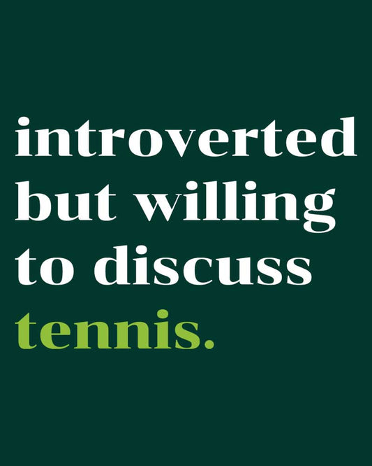 INTROVERTED TENNIS T-SHIRT