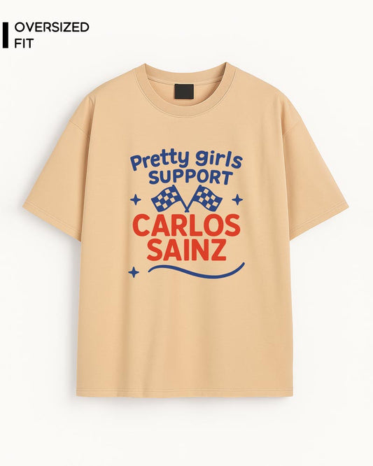 PRETTY GIRLS SUPPORT SAINZ T-SHIRT