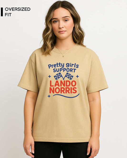 PRETTY GIRLS SUPPORT NORRIS T-SHIRT