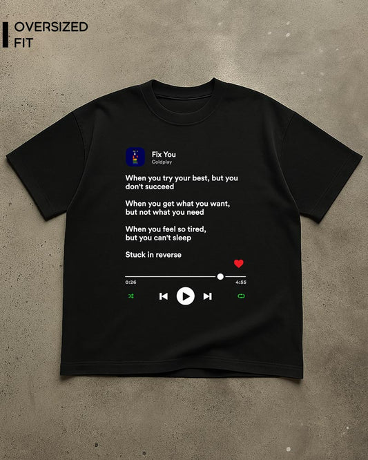COLDPLAY FIX YOU T-SHIRT
