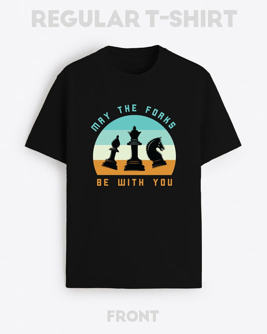 MAY THE FORKS BE WITH YOU T-SHIRT
