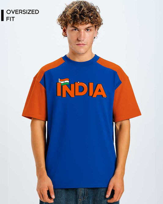TEAM INDIA JERSEY STYLE T-SHIRT