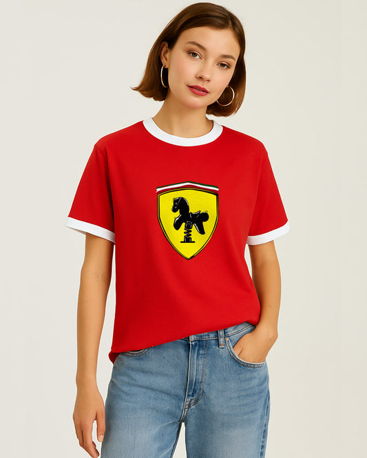 FERRARI RIDER T-SHIRT For Men and Women