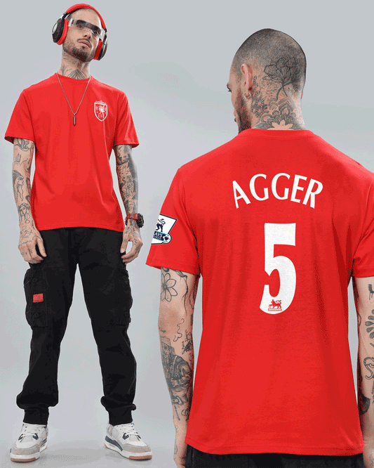 LIVERPOOL RETRO JERSEY STYLE T-SHIRT