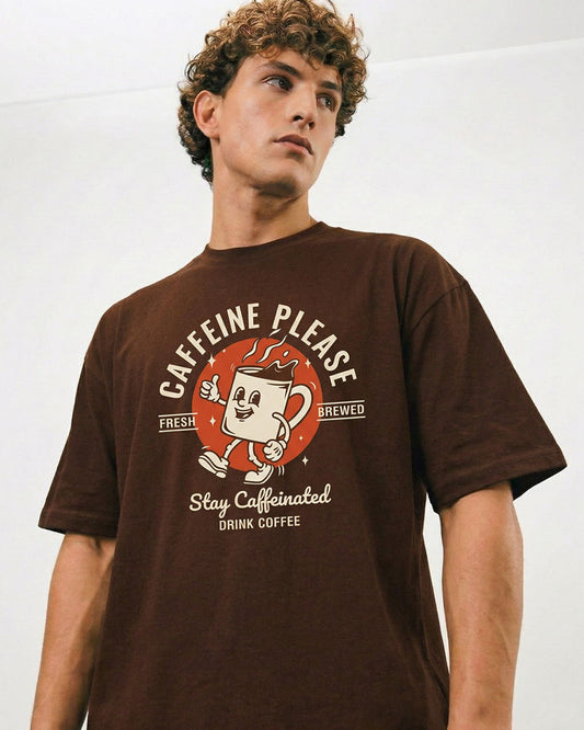 CAFFEINE PLEASE T-SHIRT