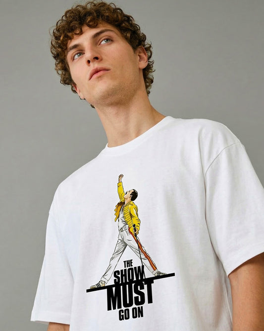 FREDDIE SHOW MUST GO ON T-SHIRT