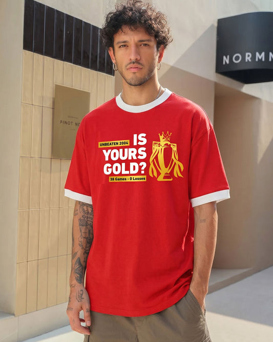IS YOURS GOLD T-SHIRT