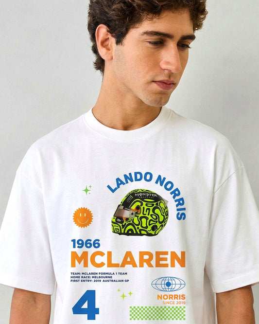 LANDO NORRIS HELMET T-SHIRT