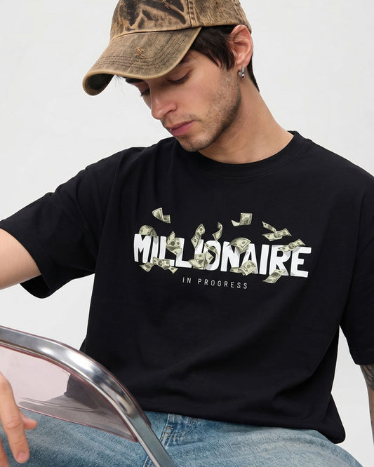 MILLIONAIRE IN PROGRESS T-SHIRT