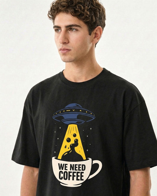 WE NEED COFFEE T-SHIRT