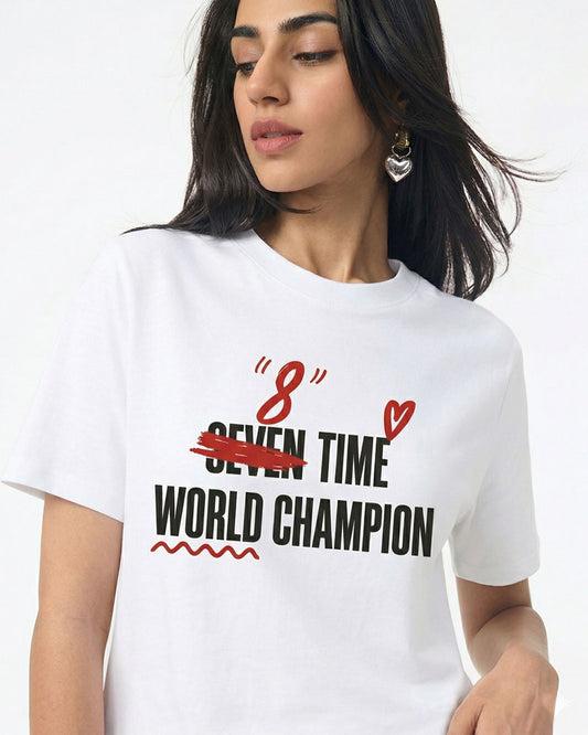 8 TIME WORLD CHAMPION T-SHIRT
