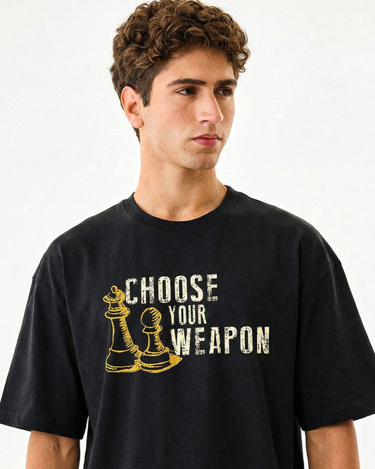 CHOOSE YOUR WEAPON T-SHIRT