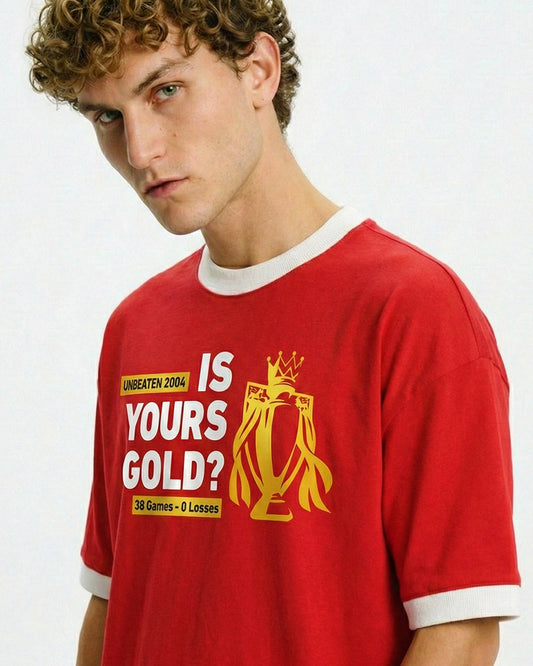 IS YOURS GOLD T-SHIRT