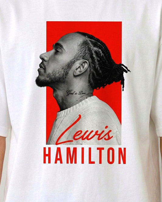 LEWIS HAMILTON RED T-SHIRT