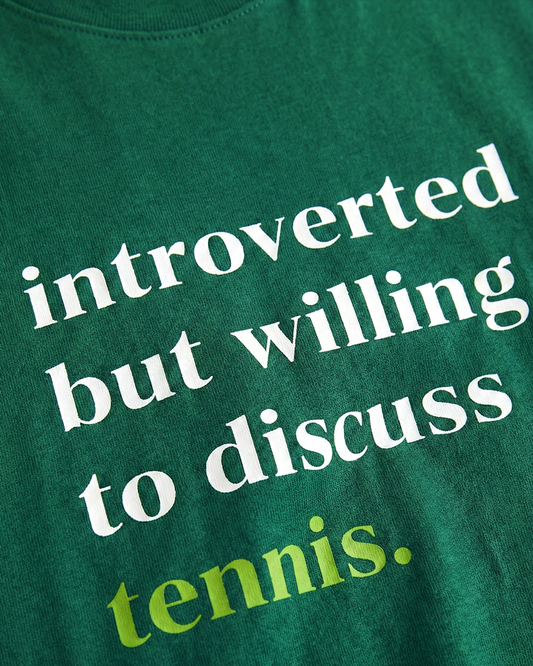 INTROVERTED TENNIS T-SHIRT