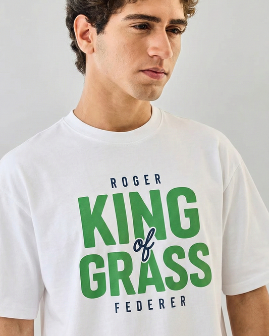 FEDERER KING OF GRASS T-SHIRT
