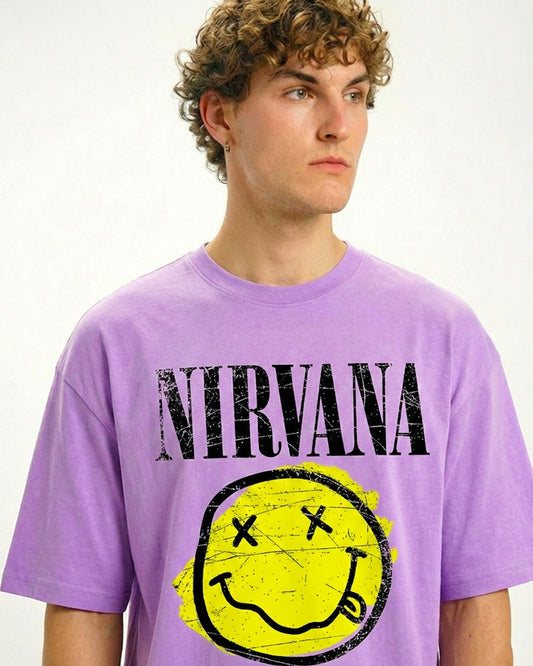 NIRVANA SMILEY T-SHIRT