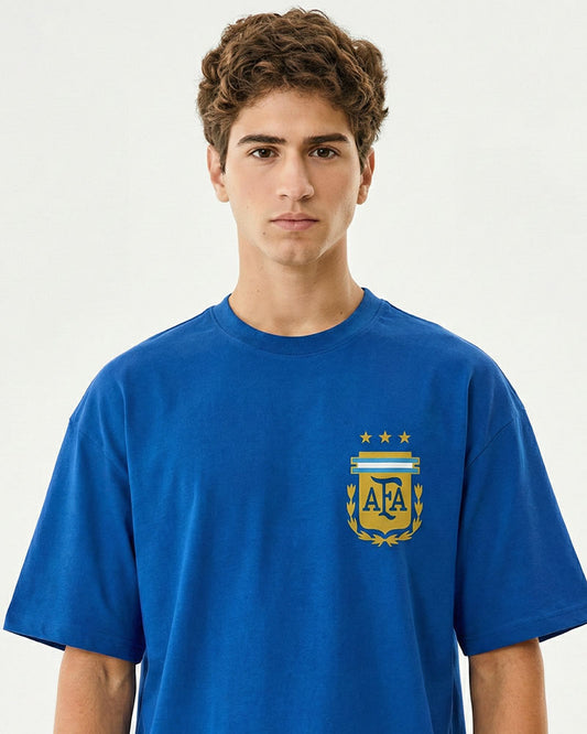 MESSI ARGENTINA JERSEY STYLE T-SHIRT