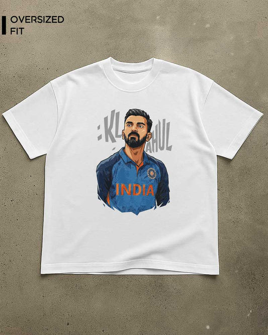 KL RAHUL PORTRAIT T-SHIRT For Men