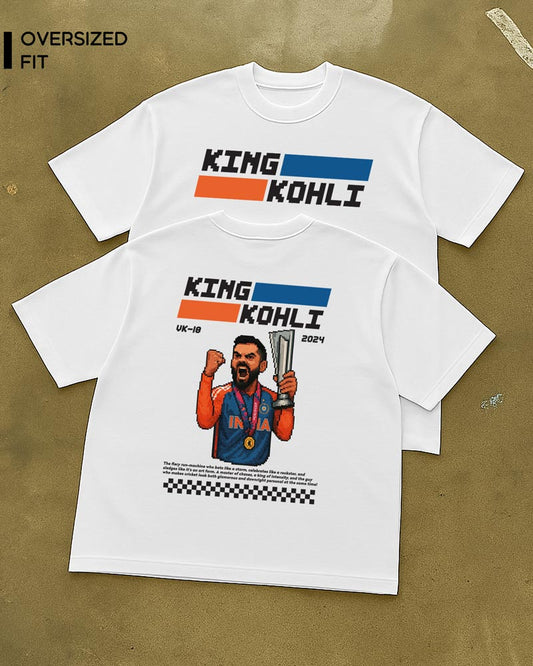 KING KOHLI PIXELATED T-SHIRT For Men