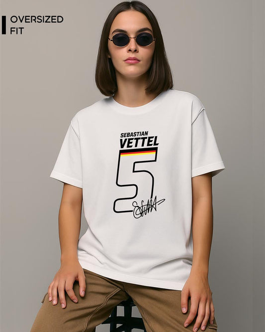 SEBASTIAN VETTEL 5 T-SHIRT For Women