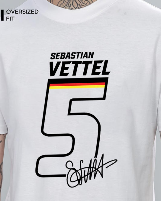 SEBASTIAN VETTEL 5 T-SHIRT For Men