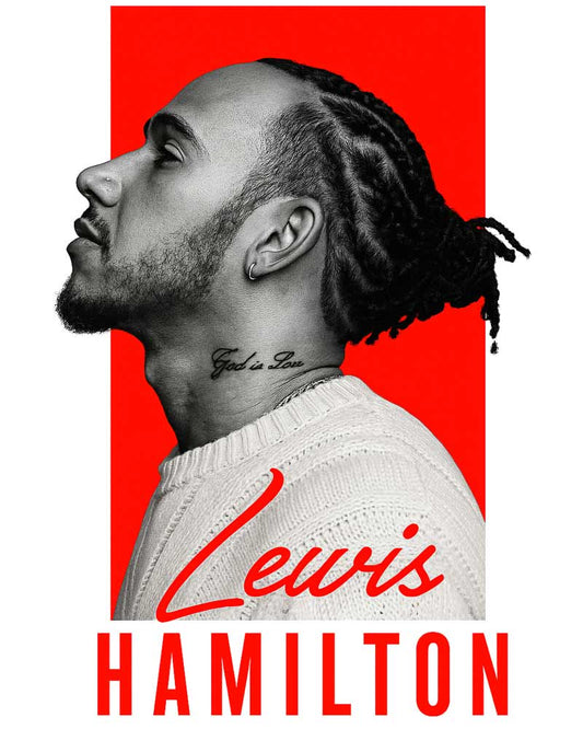 LEWIS HAMILTON RED T-SHIRT For Women