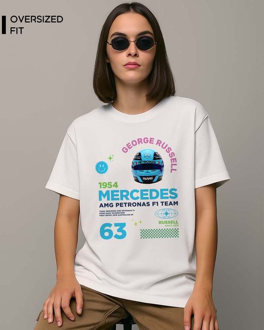 GEORGE RUSSELL HELMET T-SHIRT For Women