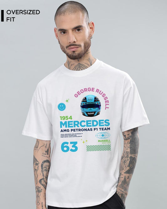 GEORGE RUSSELL HELMET T-SHIRT For Men