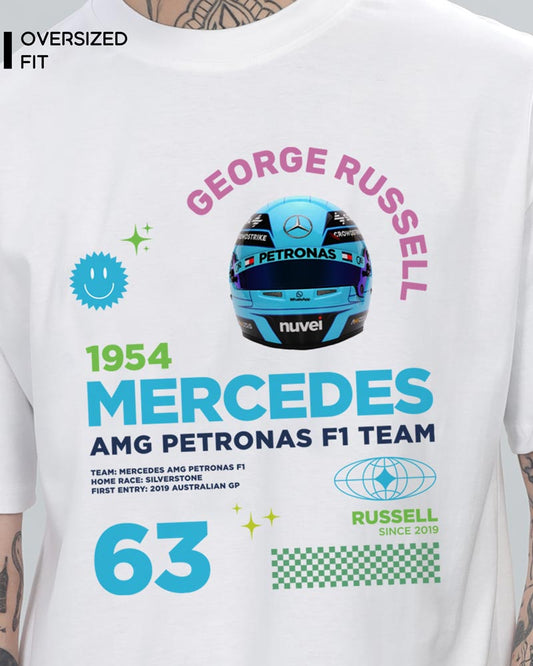 GEORGE RUSSELL HELMET T-SHIRT For Men