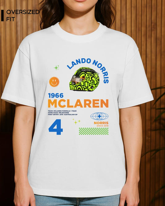 LANDO NORRIS HELMET T-SHIRT For Women