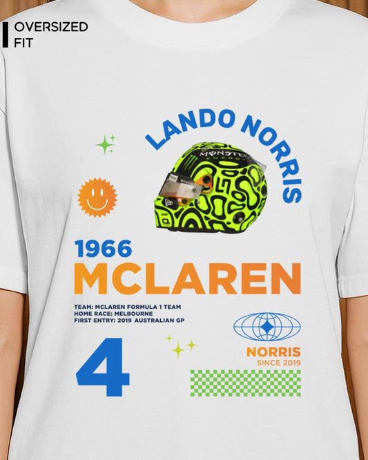 LANDO NORRIS HELMET T-SHIRT For Women