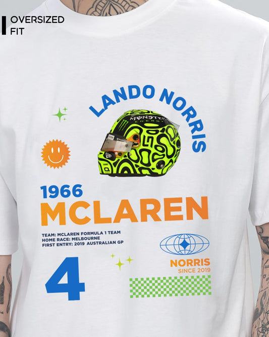 LANDO NORRIS HELMET T-SHIRT For Men