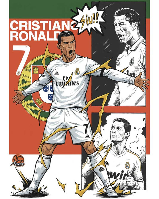 RONALDO PORTUGAL ARTWORK T-SHIRT For Men