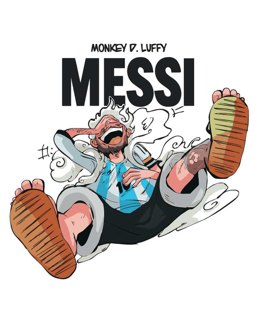 MESSI LUFFY T-SHIRT For Men