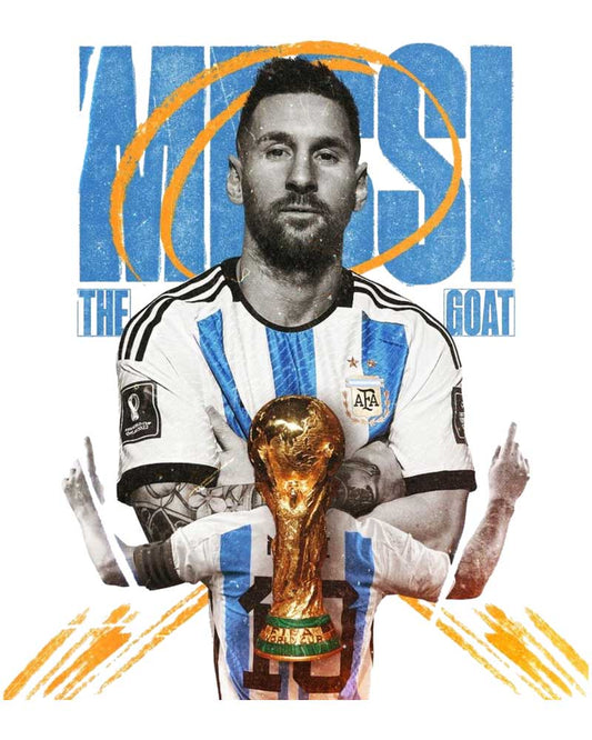 MESSI THE GOAT T-SHIRT For Women