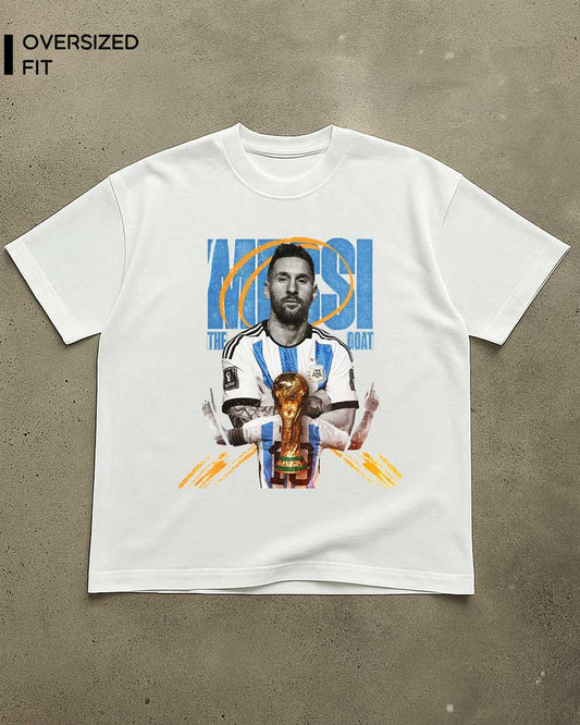 MESSI THE GOAT T-SHIRT For Women