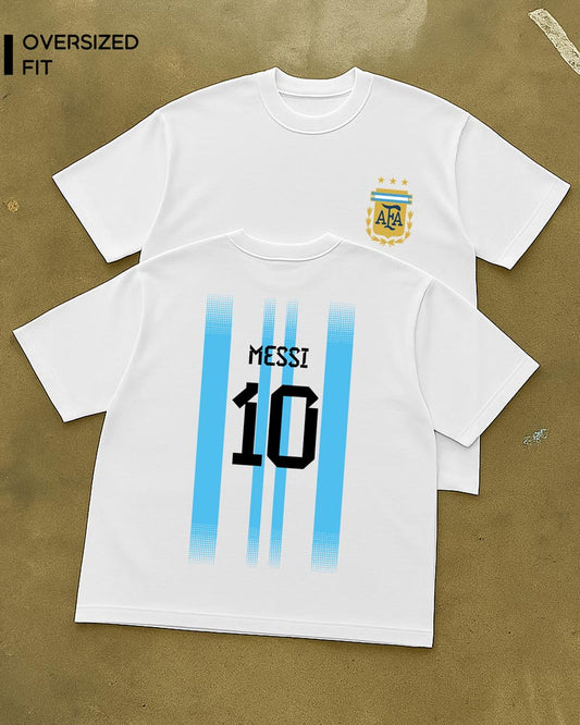 MESSI ARGENTINA STRIPES T-SHIRT For Women