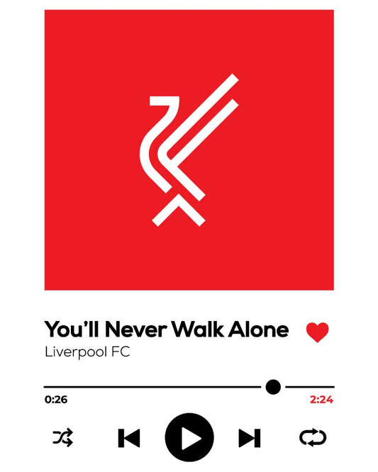 YOU'LL NEVER WALK ALONE TRACK T-SHIRT For Men