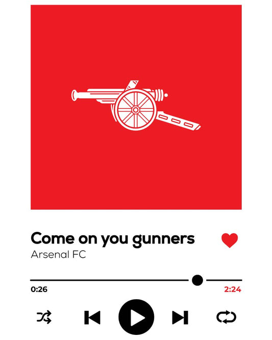 COME ON YOU GUNNERS TRACK T-SHIRT For Men