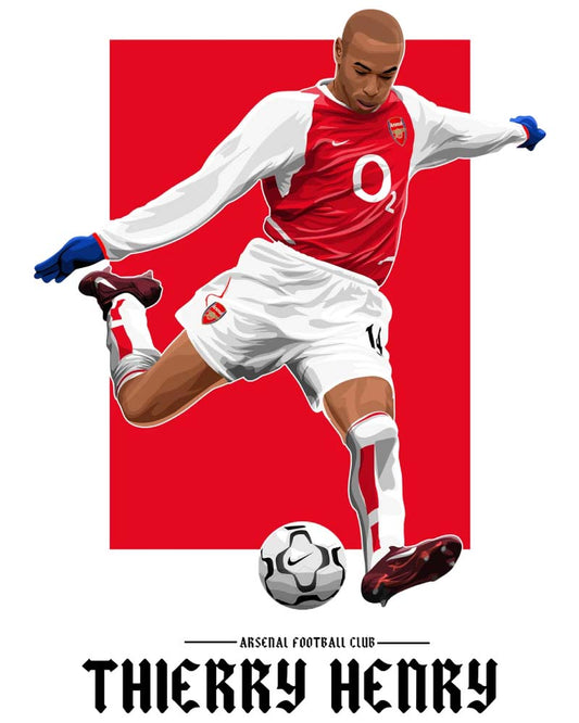 THIERRY HENRY ARTWORK T-SHIRT