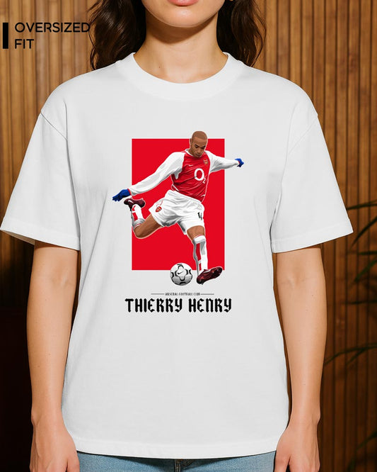 THIERRY HENRY ARTWORK T-SHIRT For Women