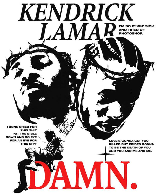 KENDRICK LAMAR DAMN T-SHIRT